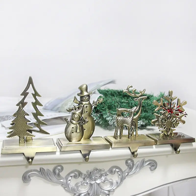 Lovemi - Décoration de Noël Flocon de Neige en Métal Bonhomme de Neige