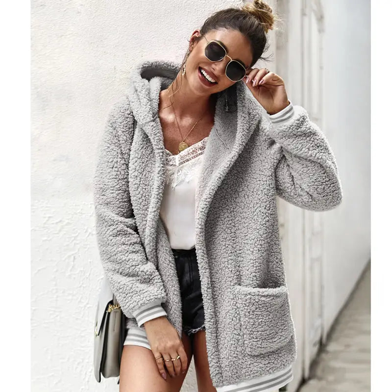 Lovemi - Hooded fur coat