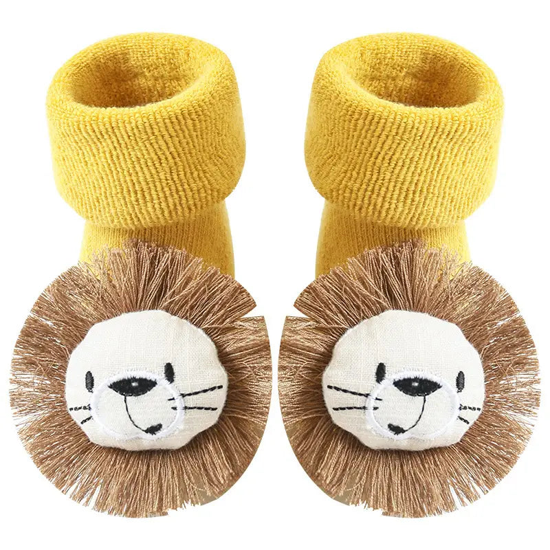 Lovemi – Baumwolle Babysocken Mädchen Jungen Gummi Anti-Rutsch-Boden