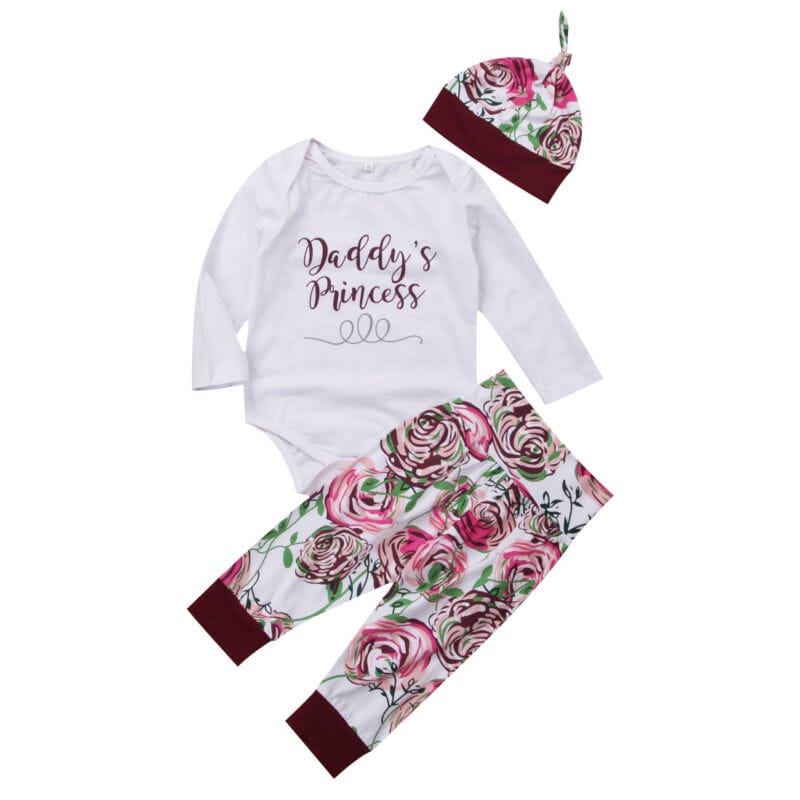 Lovemi - Girls Autumn New Style Clothing Set Baby Cotton