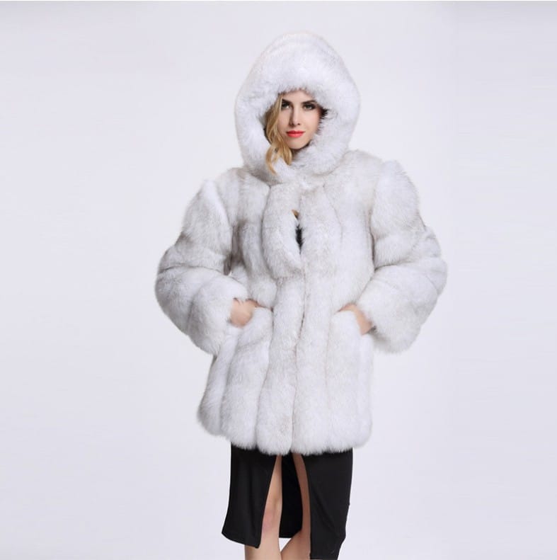 Lovemi - Fashion Temperament Faux Fur Coat Women’s