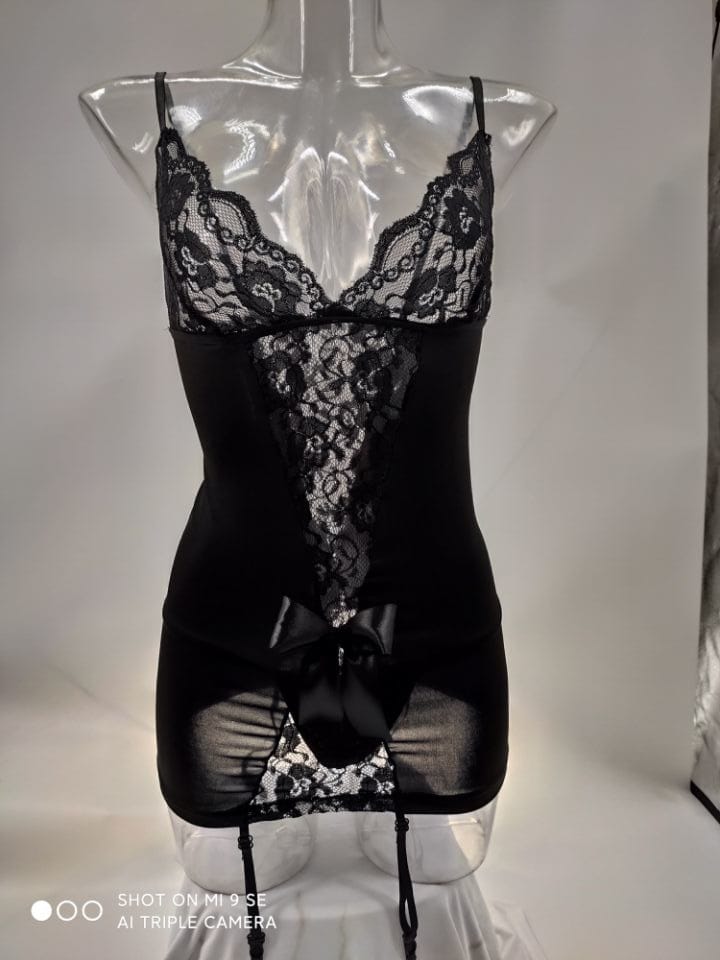 Sexy Lingerie European And American Suspender Skirt Plus – LOVEMI