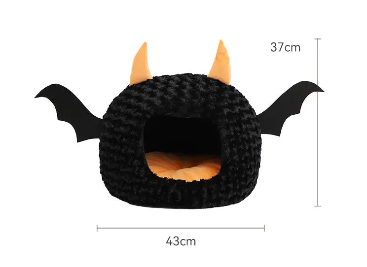 Lovemi - Halloween Little Devil Pet Nest Short Plush Fully