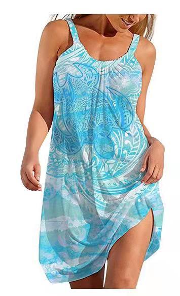 Lovemi – Foreign Trade New Beach Bohemian Print Hosenträger