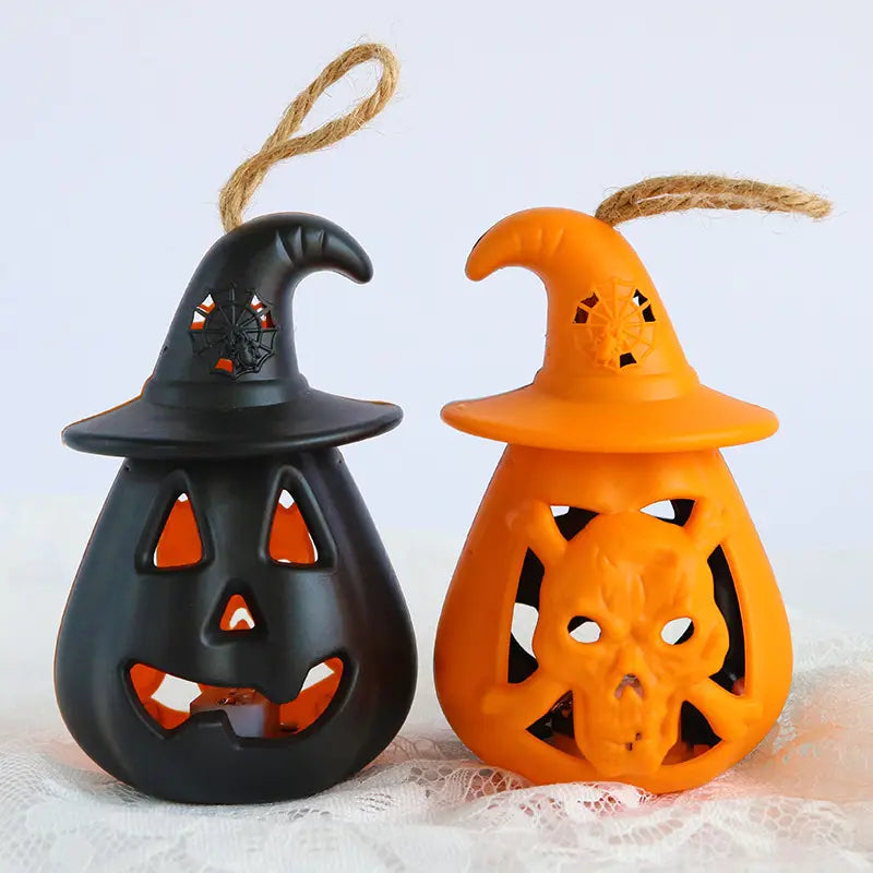 Lovemi - Halloween Pumpkin Lantern LED Colorful Home Party