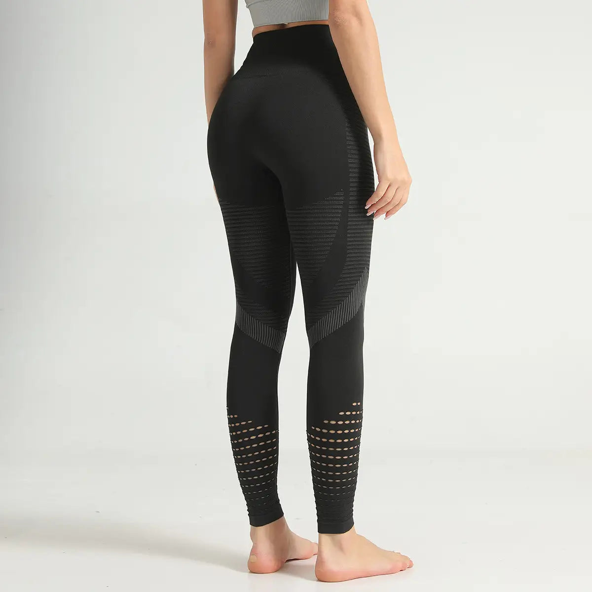 Lovemi - Pantalon de yoga tricot sans couture