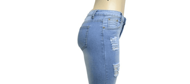 Lovemi - Skinny Ripped Jeans