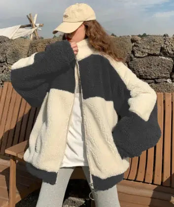 Lovemi - Lamb wool coat