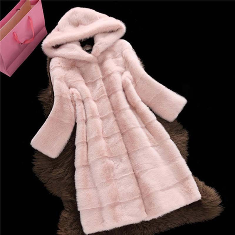 Lovemi - Mink Faux Fur Coat