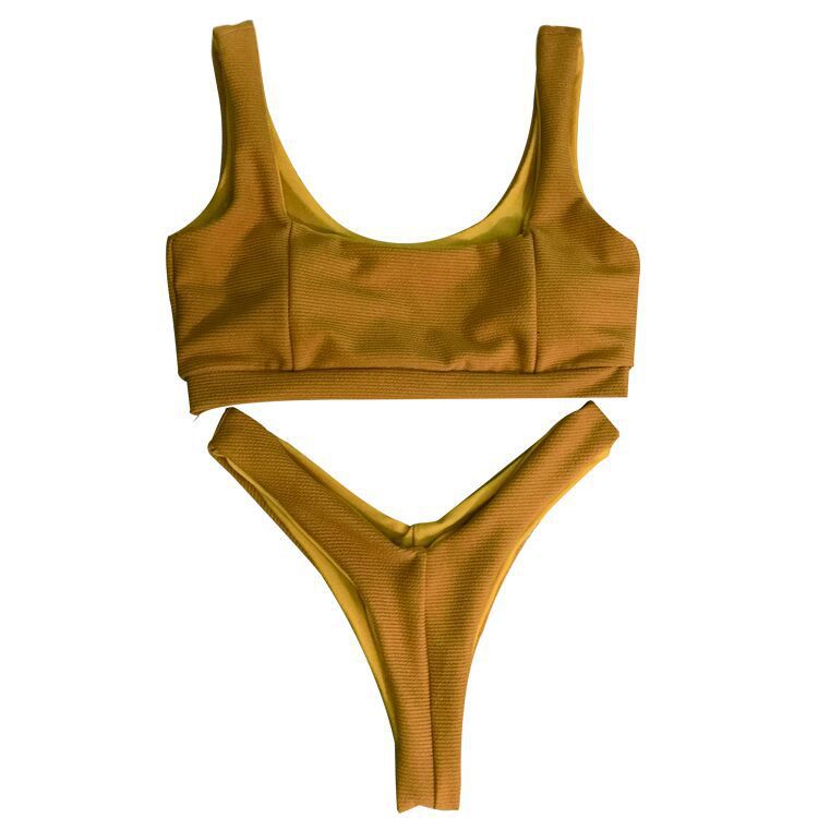 Lovemi - Maillot de bain bikini fendu