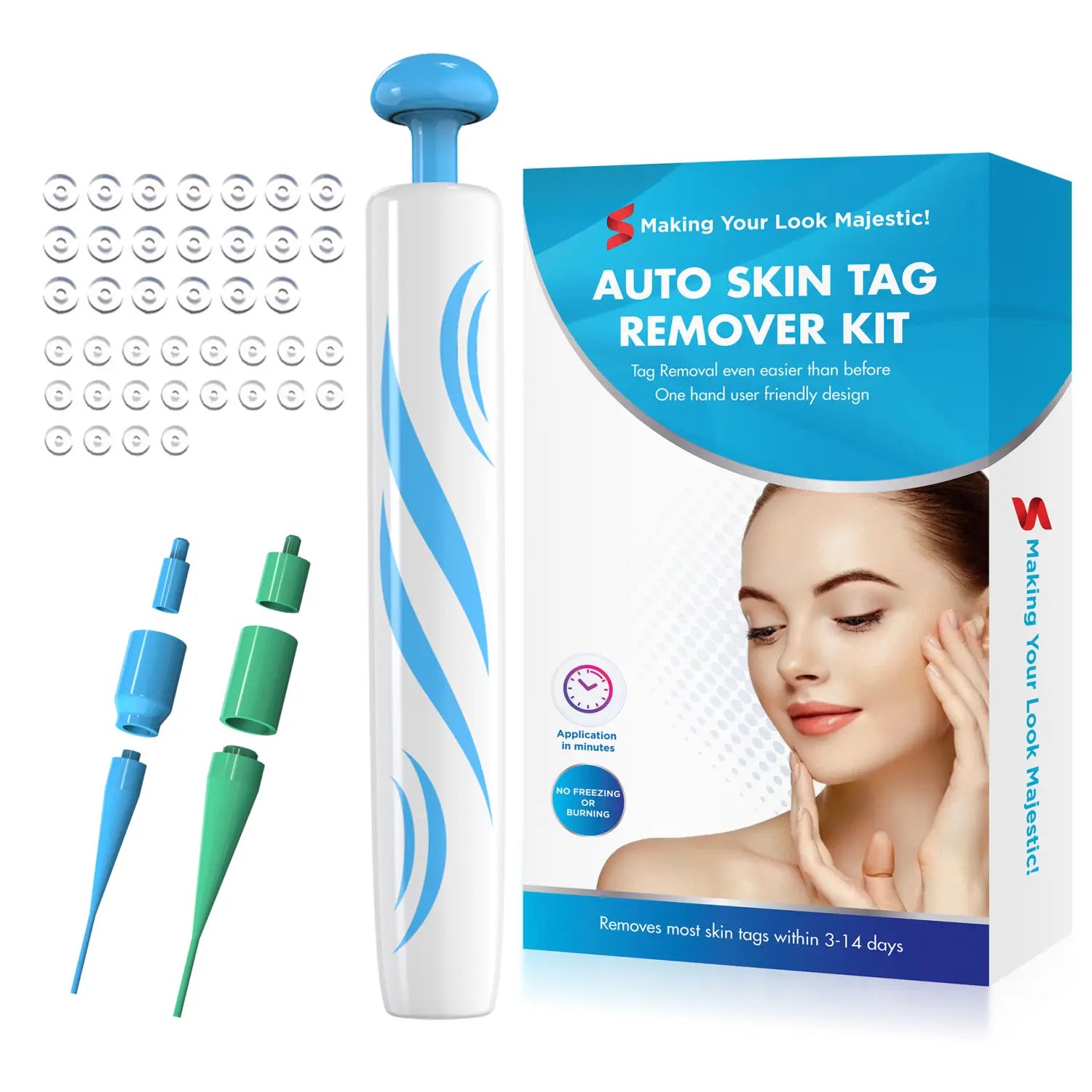 Lovemi - Skin Tag Removal Kit Home Use Mole Wart Remover