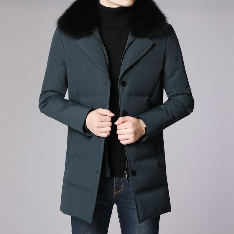 Lovemi - Manteau mi-long épais chaud décontracté à capuche