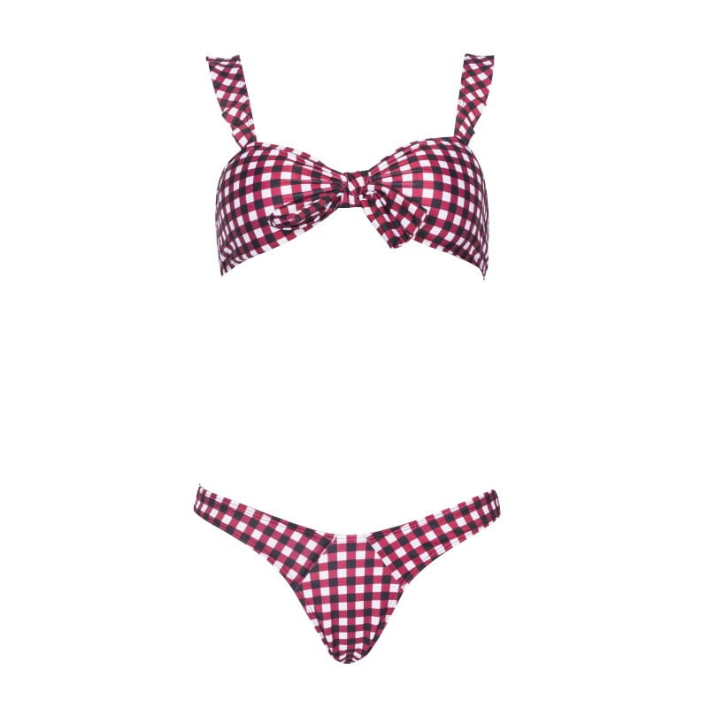 Lovemi - Printed split bikini