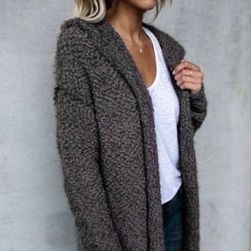 Lovemi - Veste Cardigan à Capuche Mode Femme