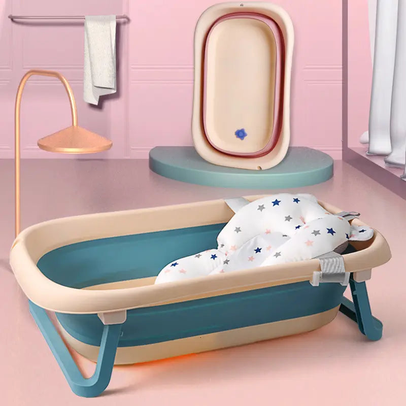 Lovemi - Baby Bath Seat Support Mat Foldable Baby Bath Tub