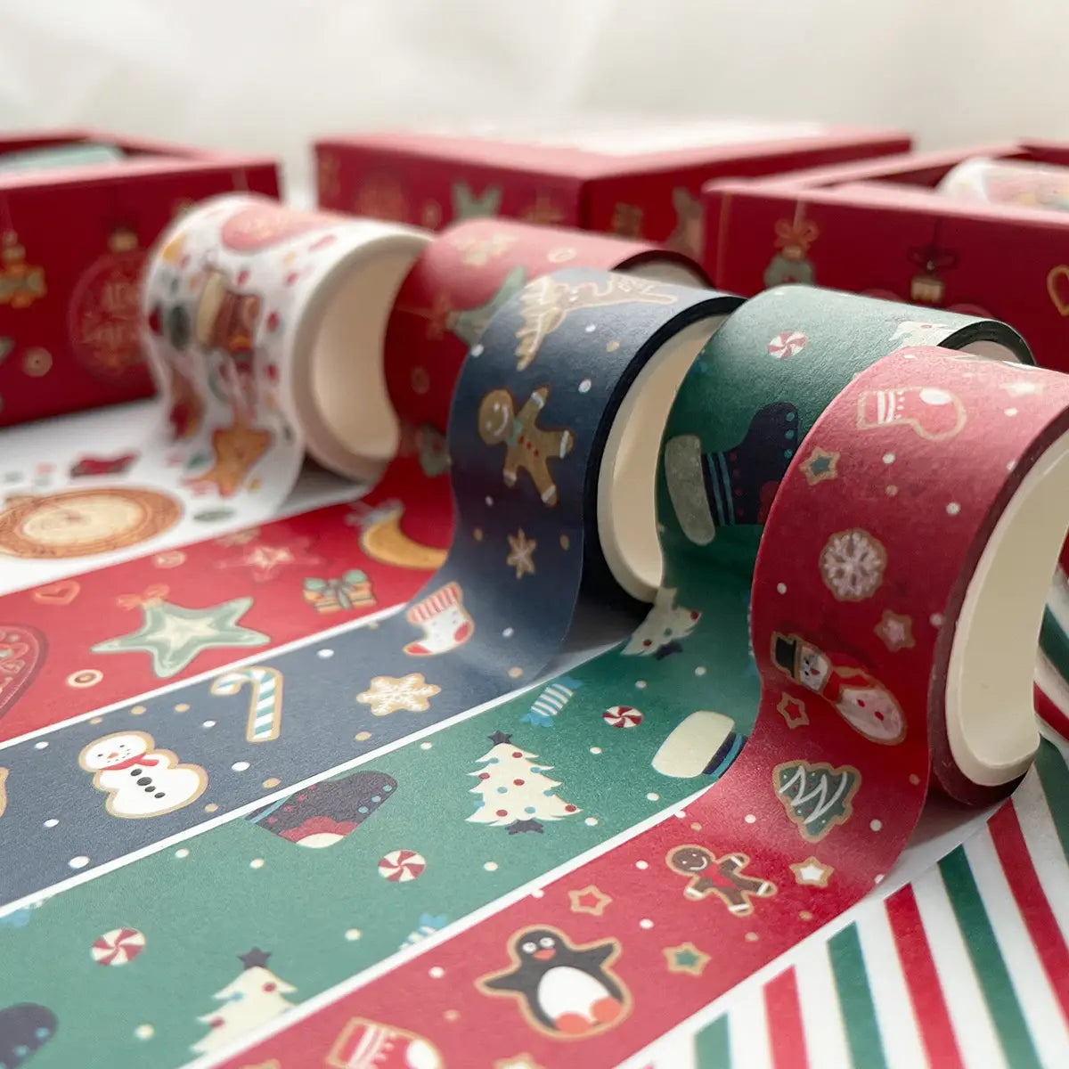 Lovemi – Weihnachts-Taschenbuch und Papieraufkleber-Set