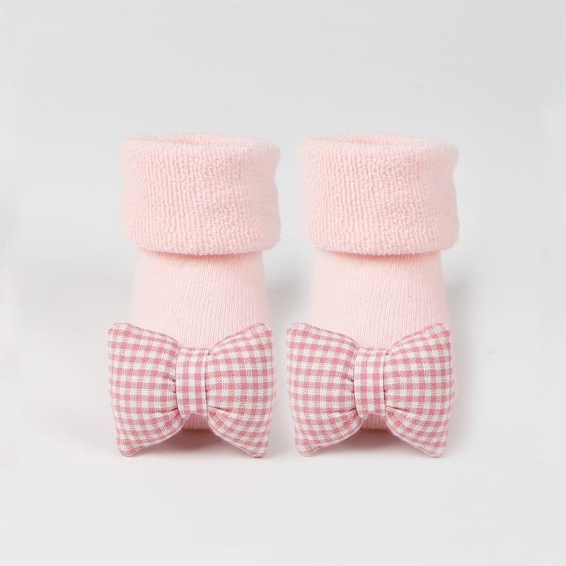 Lovemi - Chaussettes bébé en coton Filles Garçons Plancher antidérapant en caoutchouc