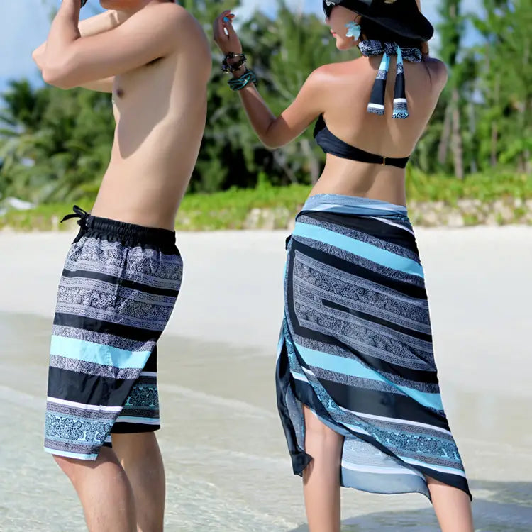 Lovemi – Paar dreiteiliger Badeanzug für Damen, geteilter Bikini, sexy