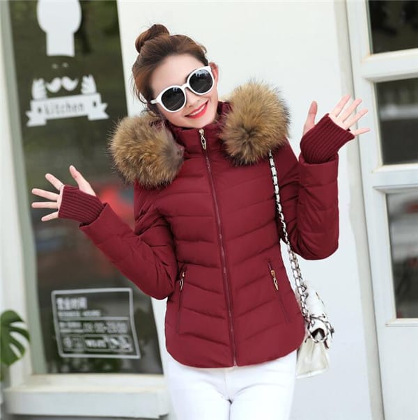 Lovemi - Brown Women’S Parka Jacket Winter Jacket Womens