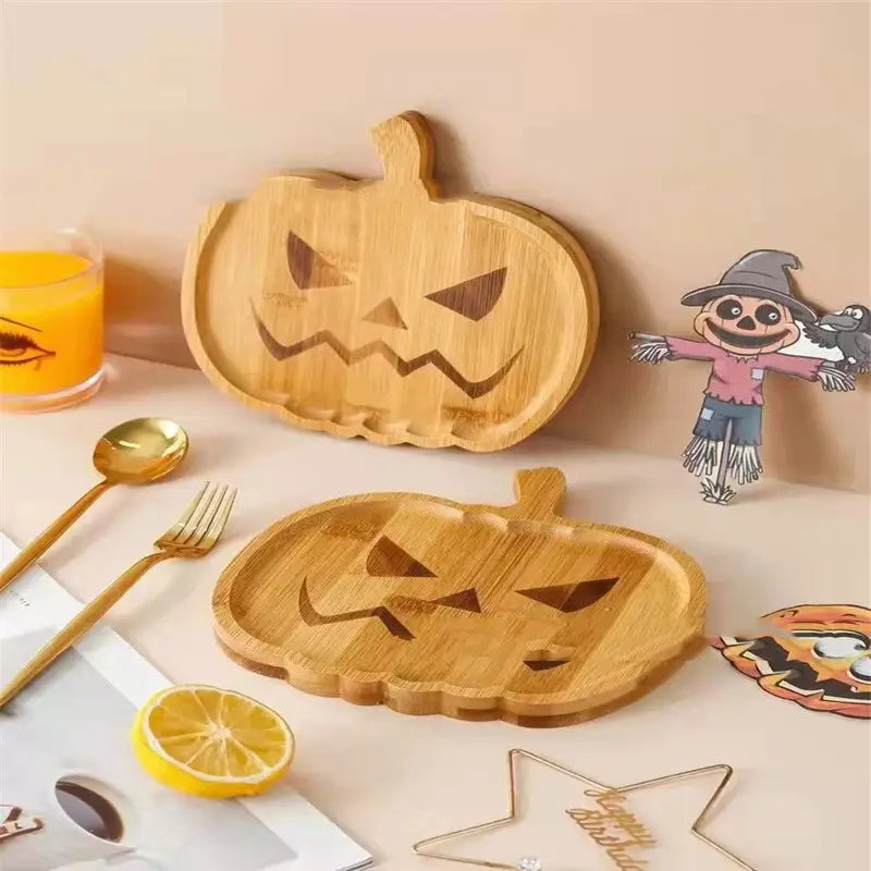 Lovemi - New Halloween Pumpkin Plate Ghost Tray