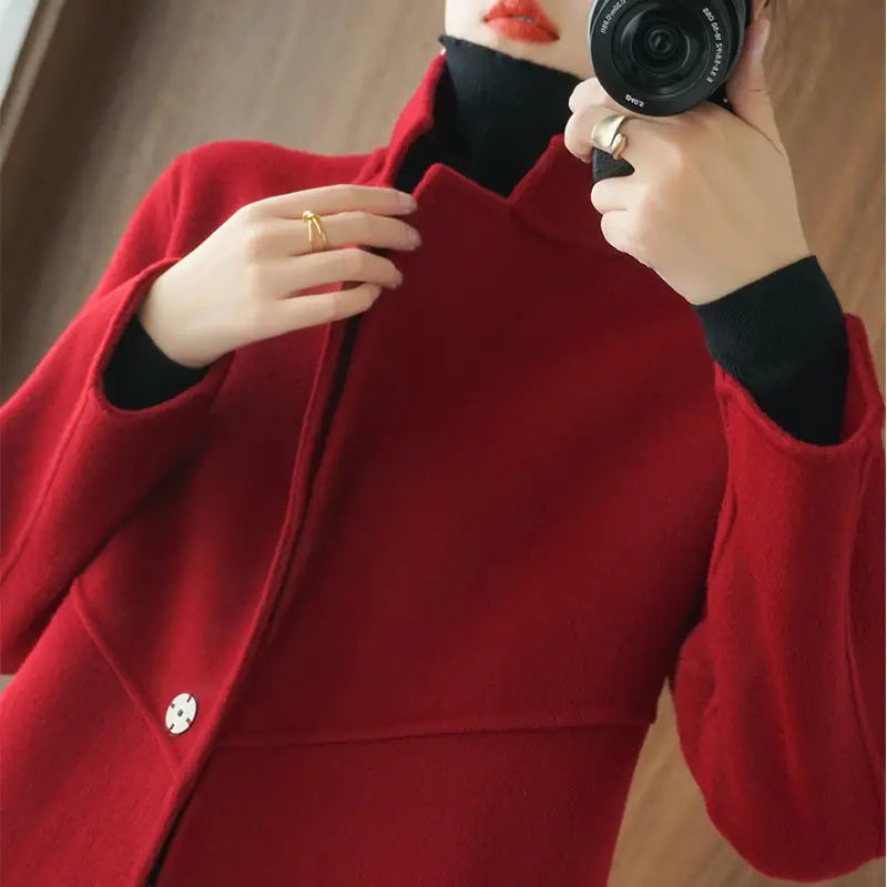 Lovemi - High-end Double-sided Woolen Wool Coat