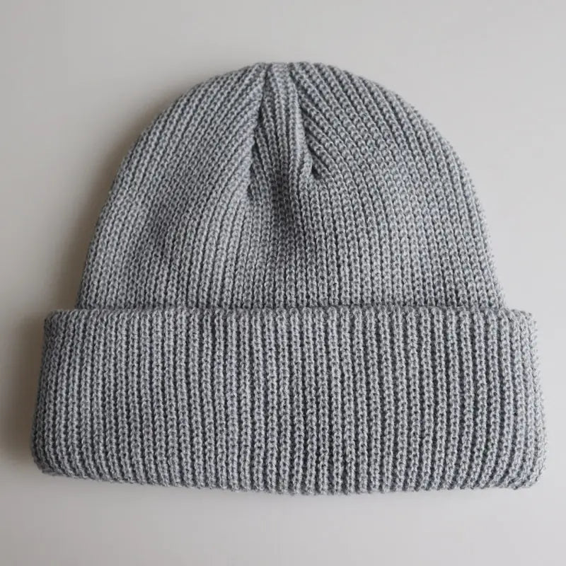 Lovemi - Casquette en laine tricotée pour hommes et femmes Casquette en cuir melon