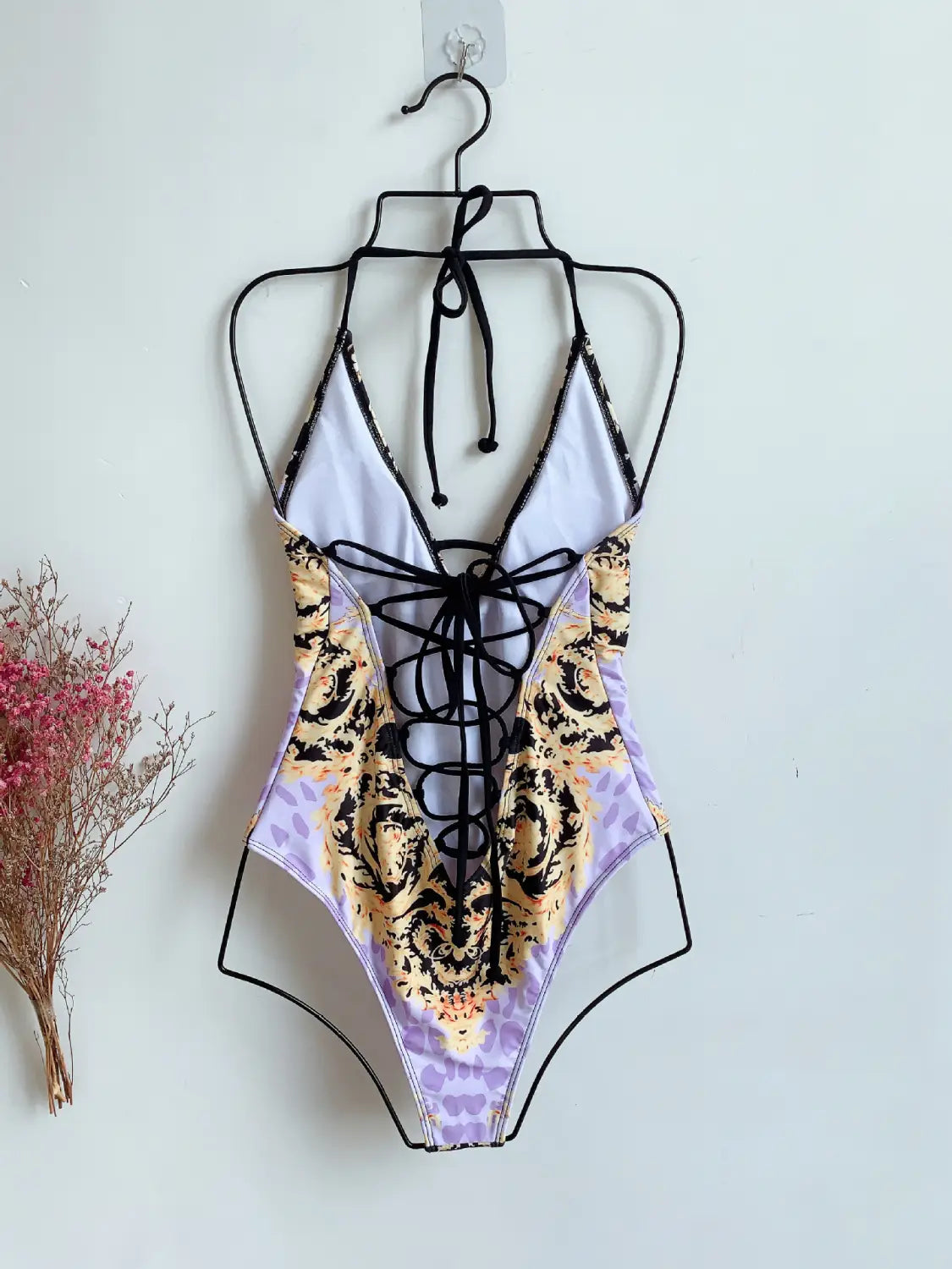 Lovemi – Badeanzug mit Retro-Print, einteiliger Bikini