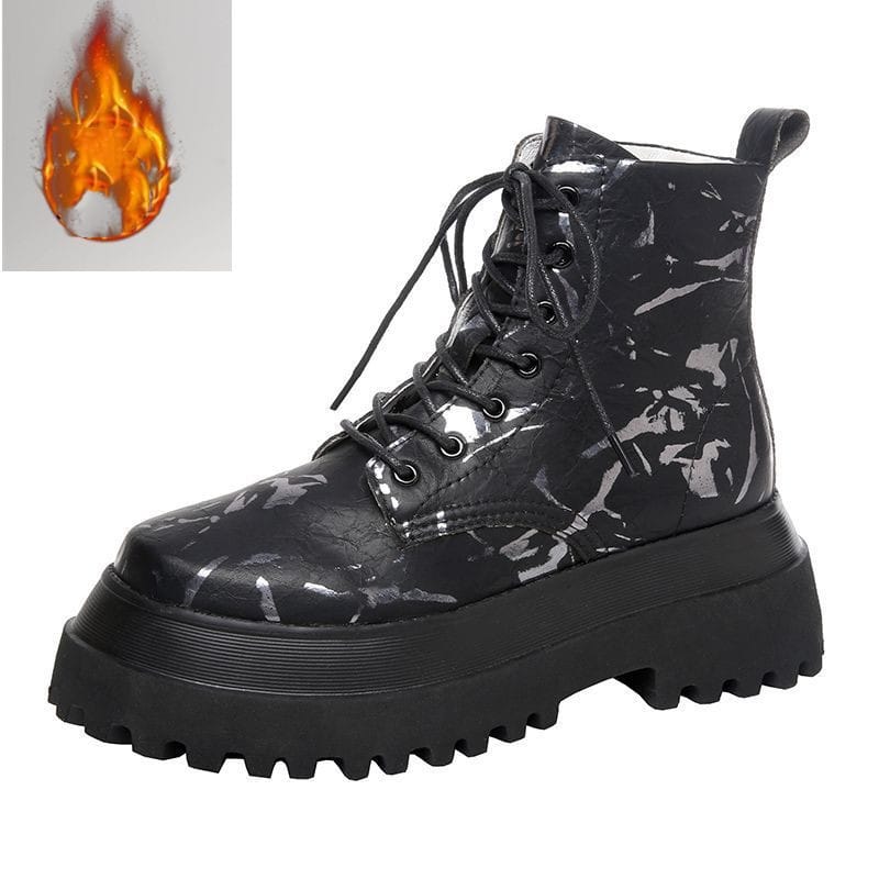 Lovemi - Printed high-top shoes women