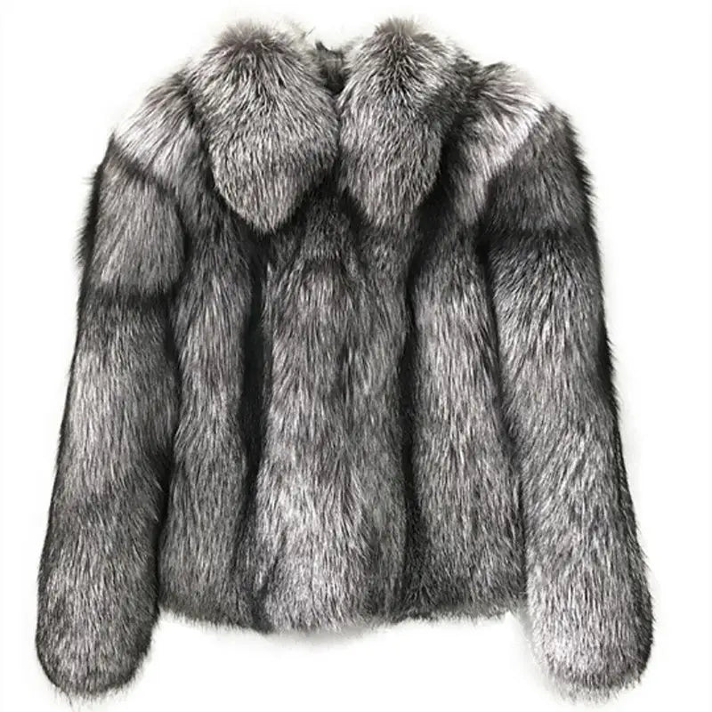 Lovemi - Women’s Fur Coat Short Fashion Imitation Fox Autumn