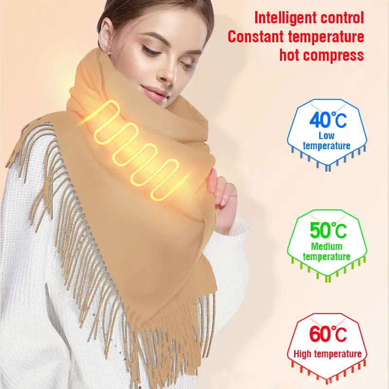 Cashmere Like Intelligent Timing Heating Scarf