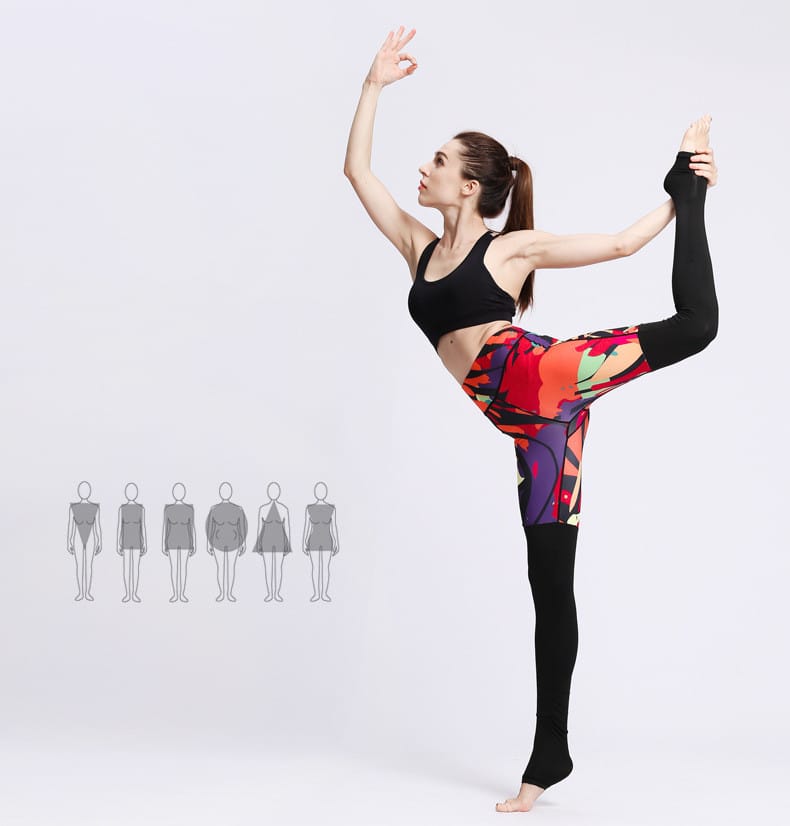 Lovemi - Pantalon de yoga moulant imprimé
