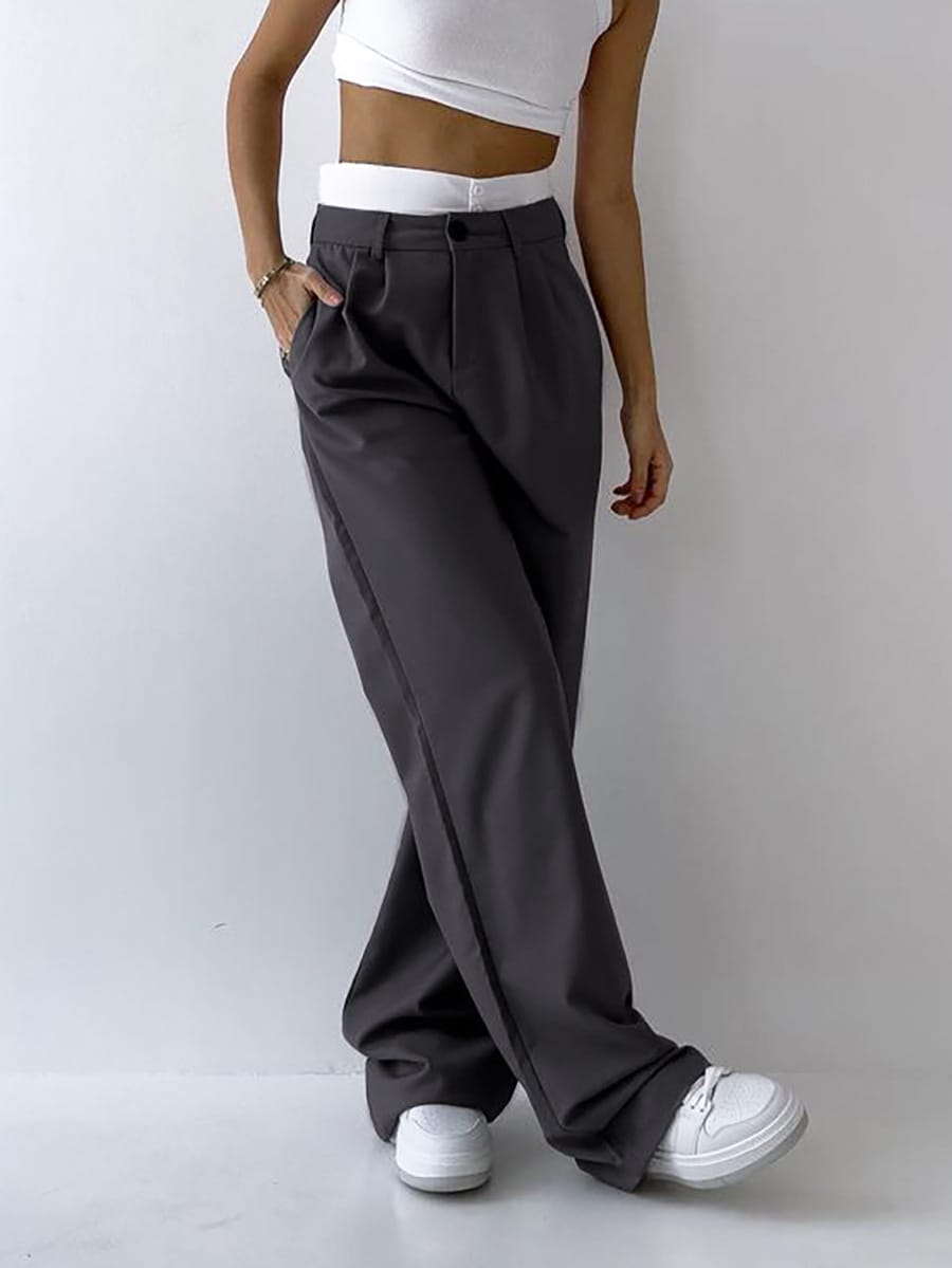 Lovemi - Comfortable Casual High-waisted Baggy Slimming