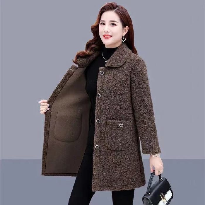 Lovemi - Middle-aged And Elderly Mothers Winter Clothes Keep