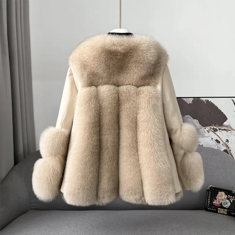 Lovemi - Women’s Fur Coat A Young Down Jacket Thickened