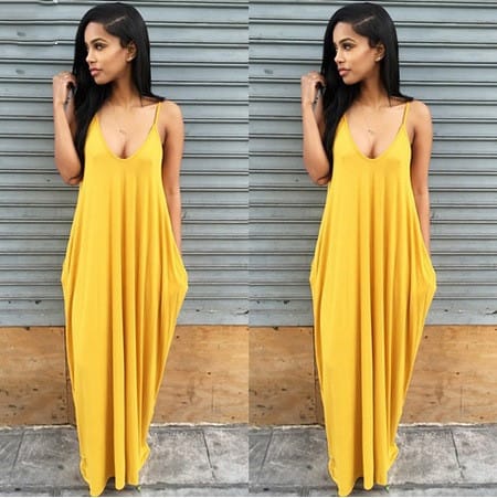Lovemi – Damen Sommerkleid 2019, lässige lange Kleider Plus