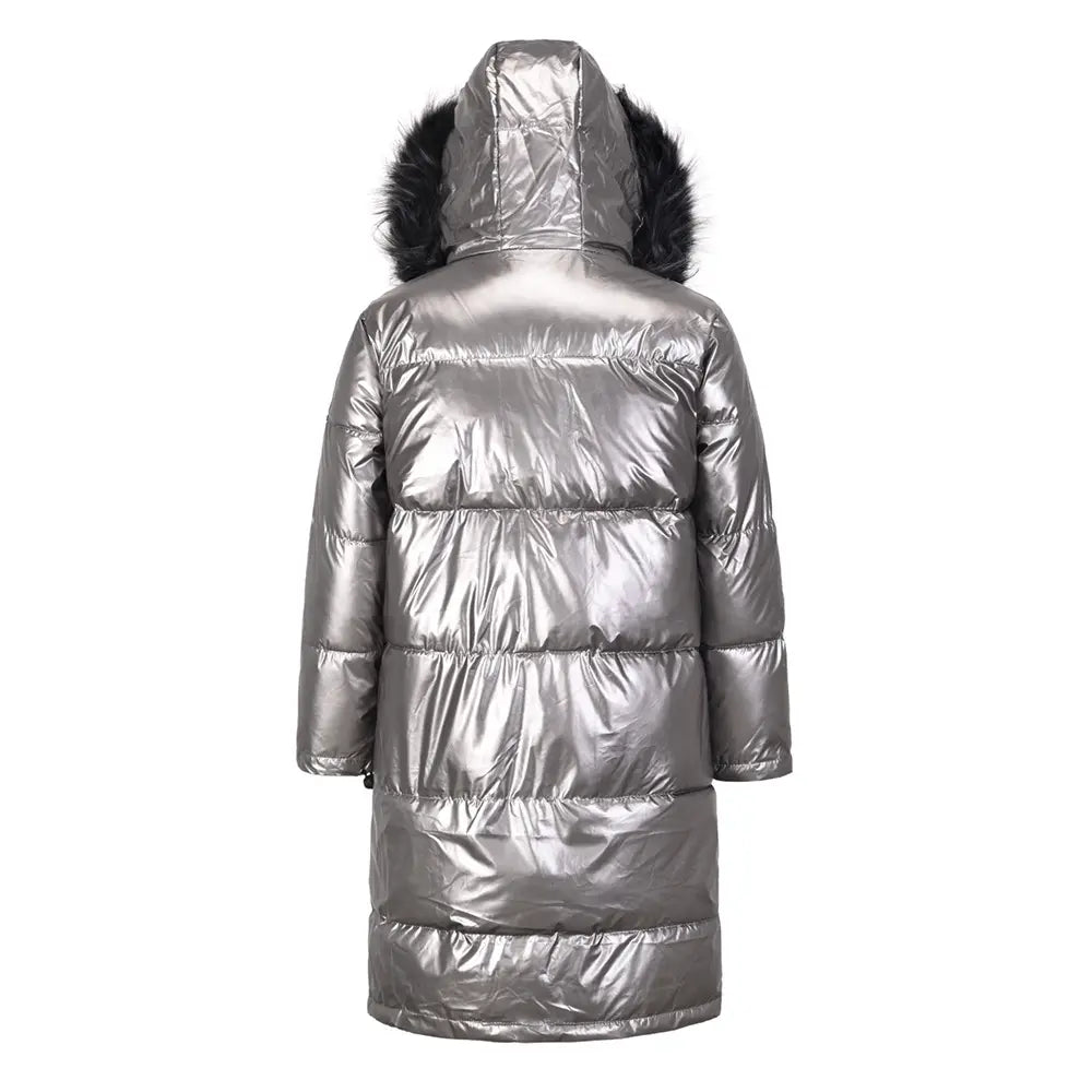 Lovemi - Mid-length Thickened Shiny Women’s Padded Jacket