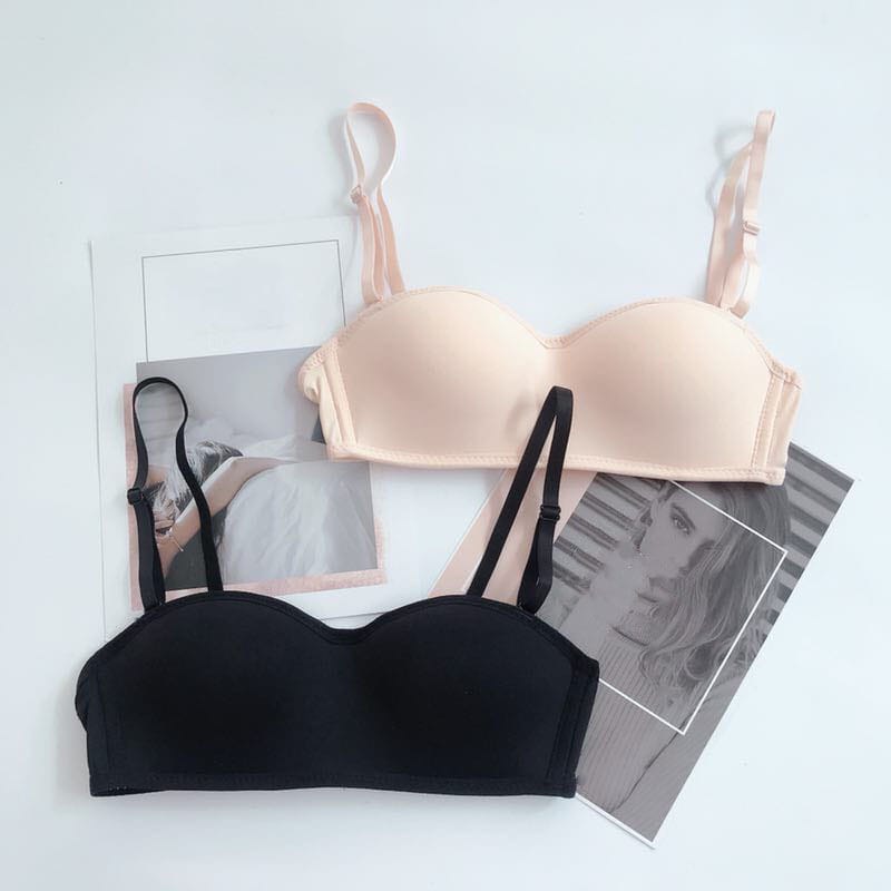 Lovemi - Gathered non-slip lingerie bra