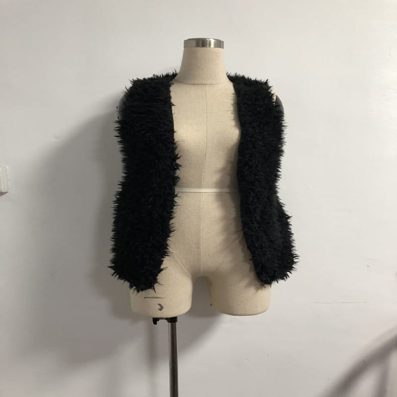 Lovemi - Gilet en peluche européen et américain pour femme