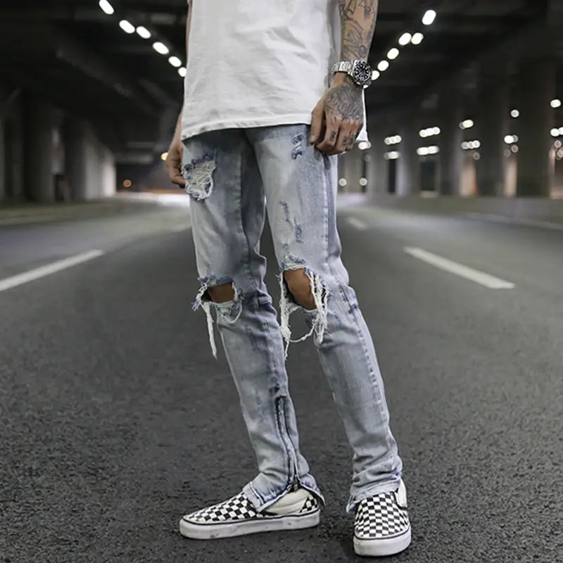 Lovemi - Zipper jeans