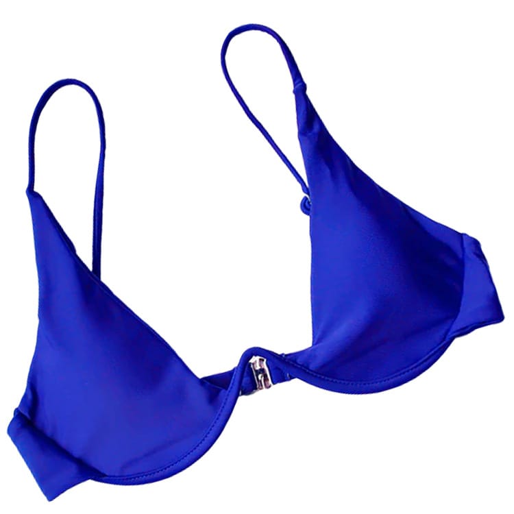 Lovemi – Einfarbiger, mehrfarbiger Bügel-Bikini für Damen