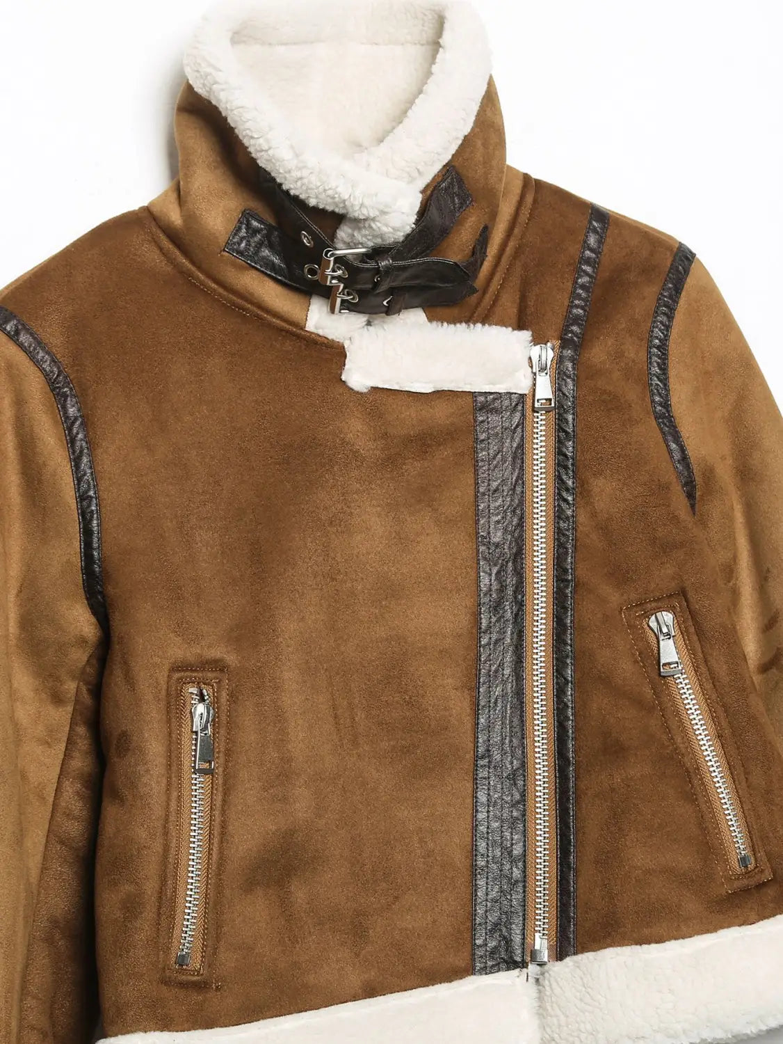 Lovemi – doppelseitiges Plus-Fleece-Langarmshirt aus warmer Baumwolle