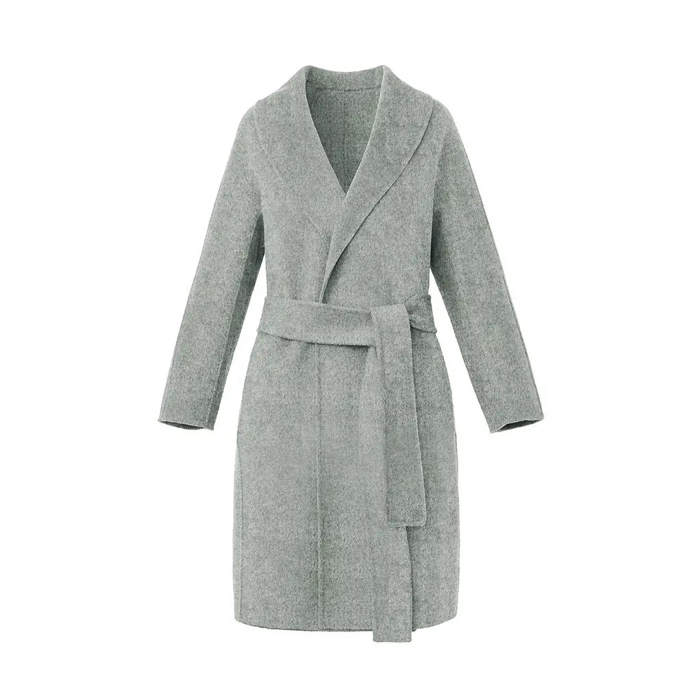 Lovemi - Manteau long en laine