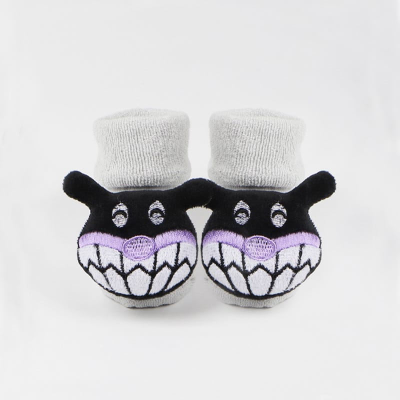 Lovemi - Cotton Baby Socks Girls Boys Rubber Anti Slip Floor