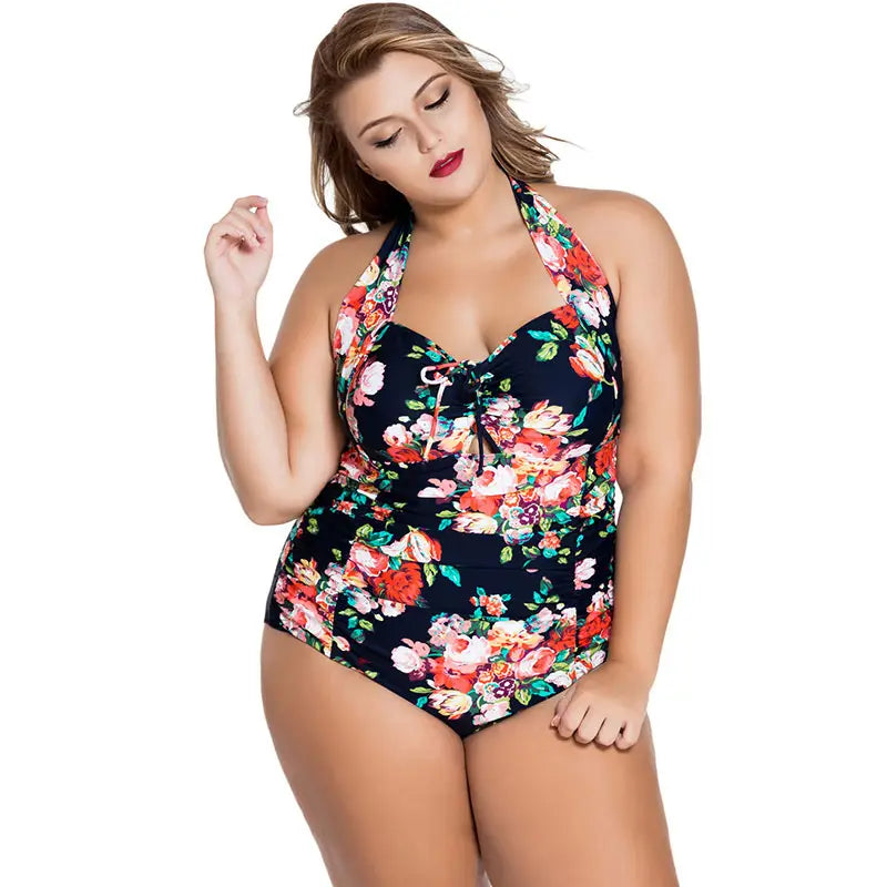 Lovemi - Col licou sexy froncé pour femme, grande taille