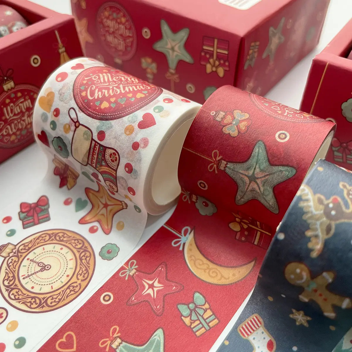 Lovemi - Christmas Pocket Book And Paper Sticker Set