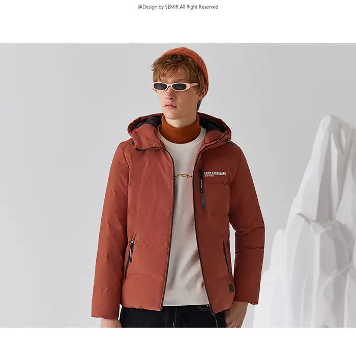Lovemi - Printed hooded warm jacket