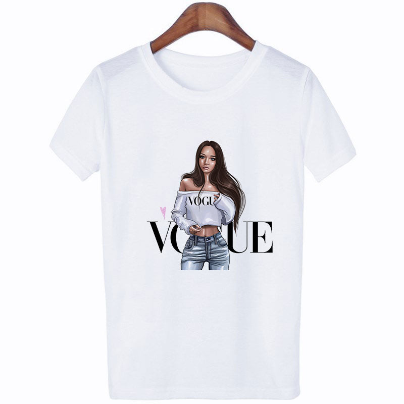 Lovemi – T-Shirt mit Buchstaben-Print