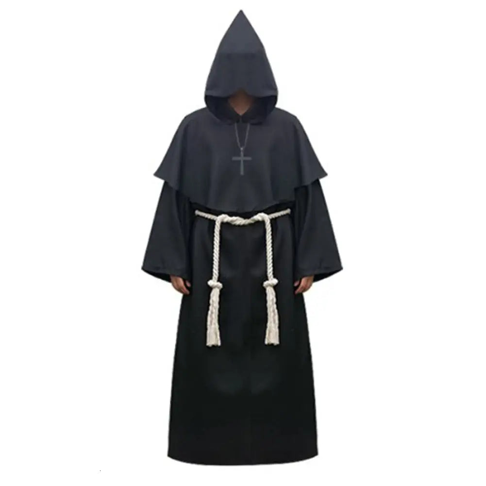Lovemi - Costume ancien Robe de prêtre médiéval