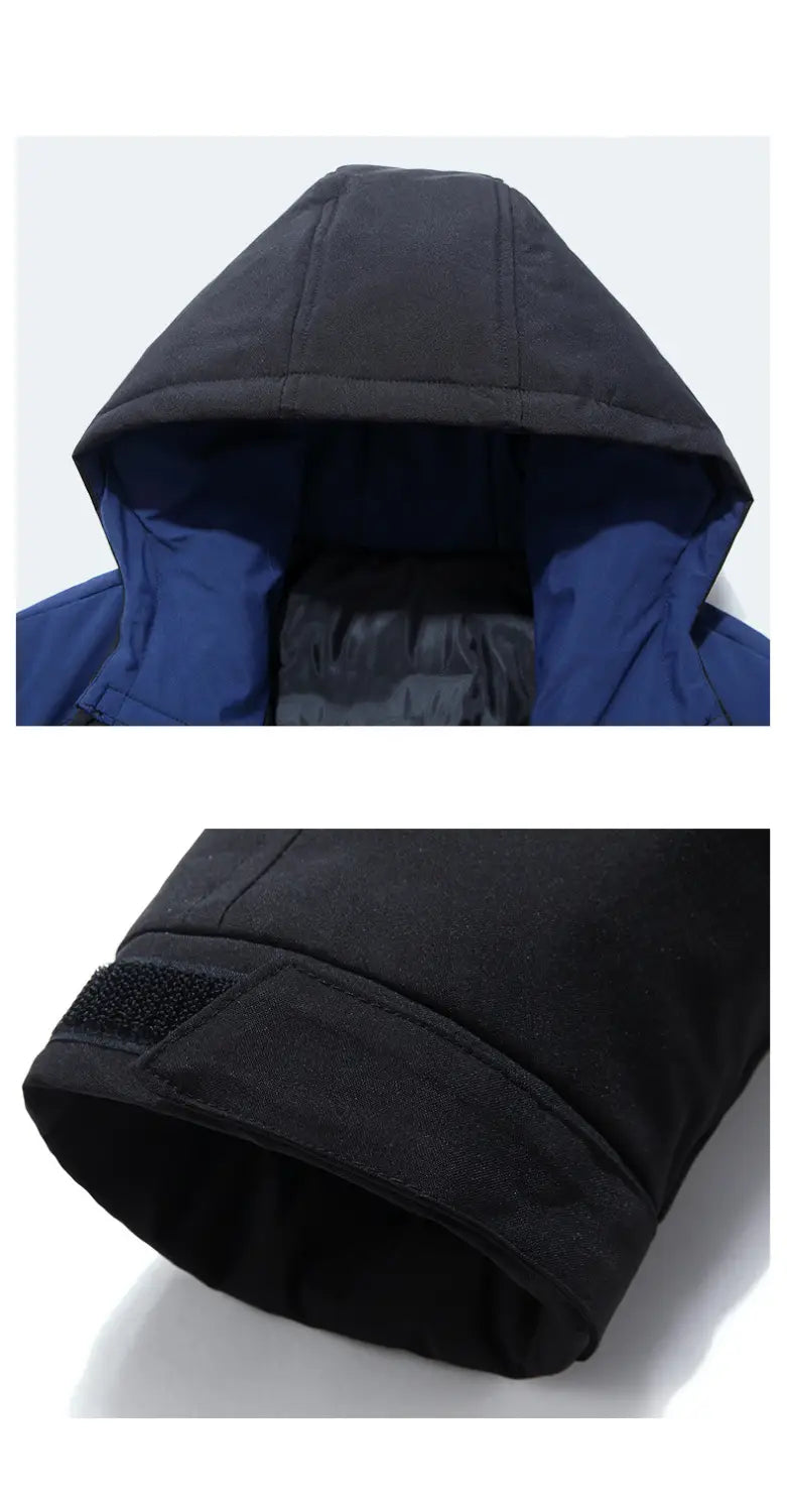 Lovemi - Men’s Hooded Outdoor Thick Warm Cotton Coat