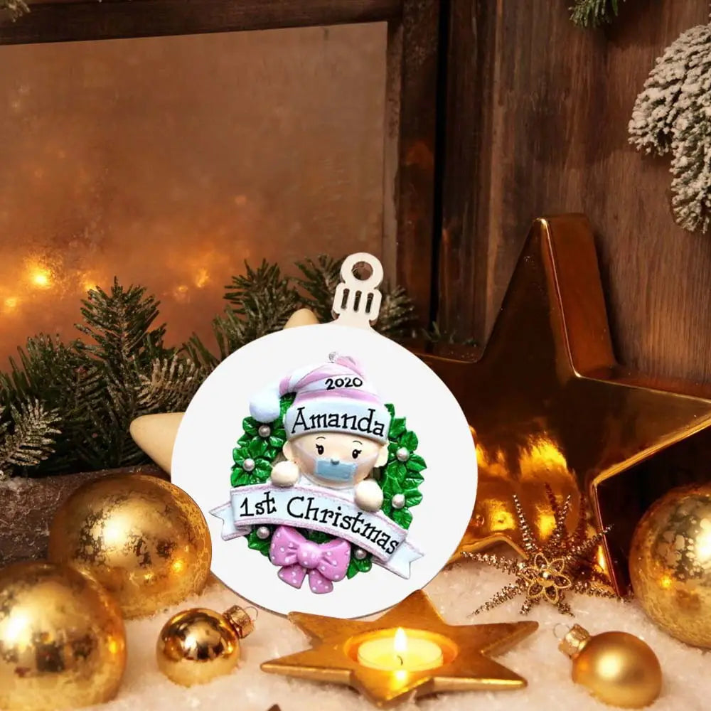 Lovemi - Christmas wooden tag decoration